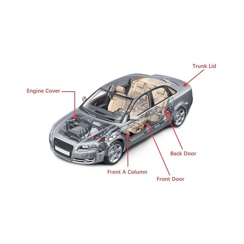 Car Door Seal Strip Kit Rubber Seal Sound Insulation Weatherstrip Seal 9042977813574