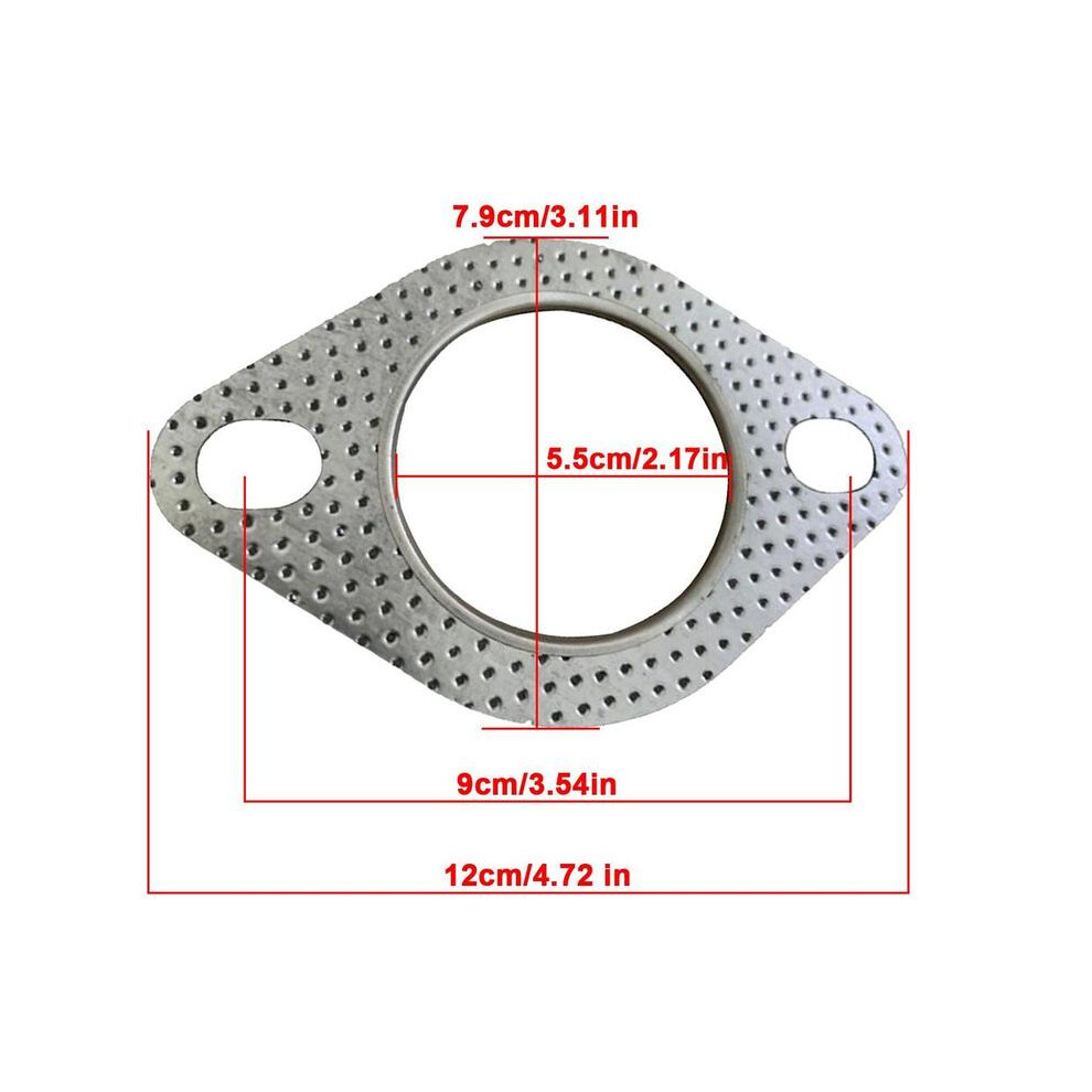 (55Mm) High Temperature Car Exhaust Flange Auto Exhaust Gasket Replacement Sealing 9042977796976