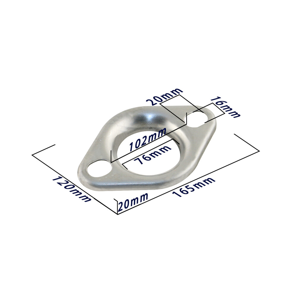 (Dfg76-Gt76) 2 Inch 2.5 Inch 3 Inch Collector Flange Donut & Exhaust Gasket Header 9042977811440