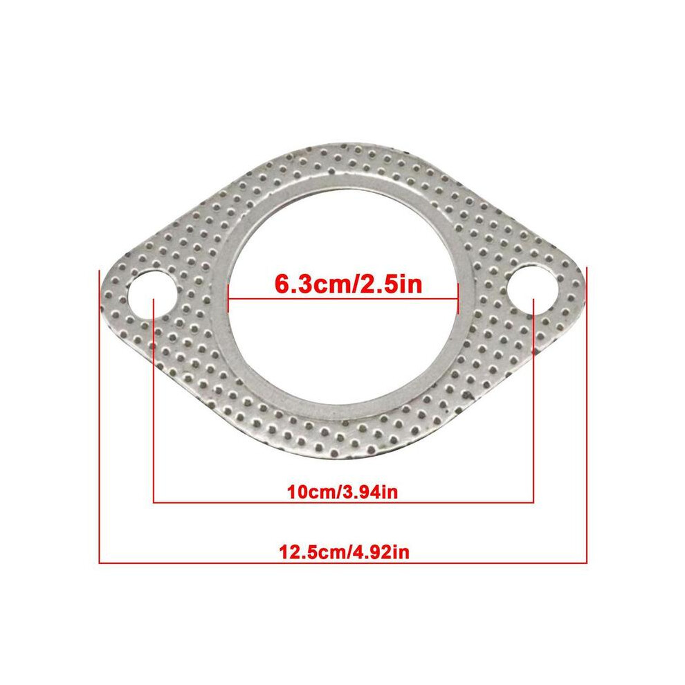 (2.5 Inches 63Mm) High Temperature Car Exhaust Flange Auto Exhaust Gasket Replacement Sealing 9042977798901