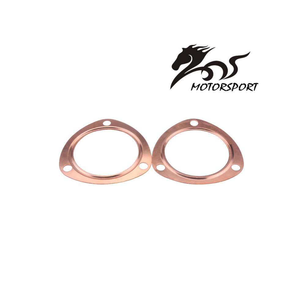 (3Inch) New 2.5''/3"/3.5'' Copper Header Exhaust Collector Gaskets Reusable Sbc 9042977805043