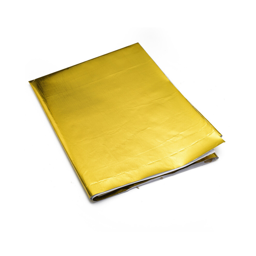 50X50cm 100X100cm Self Adhesive Reflective High Temperature Exhaust Gold 9042977856144