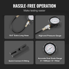 VEVOR Diesel Engine Compression Tester 18 pcs Cylinder Pressure Test Tool