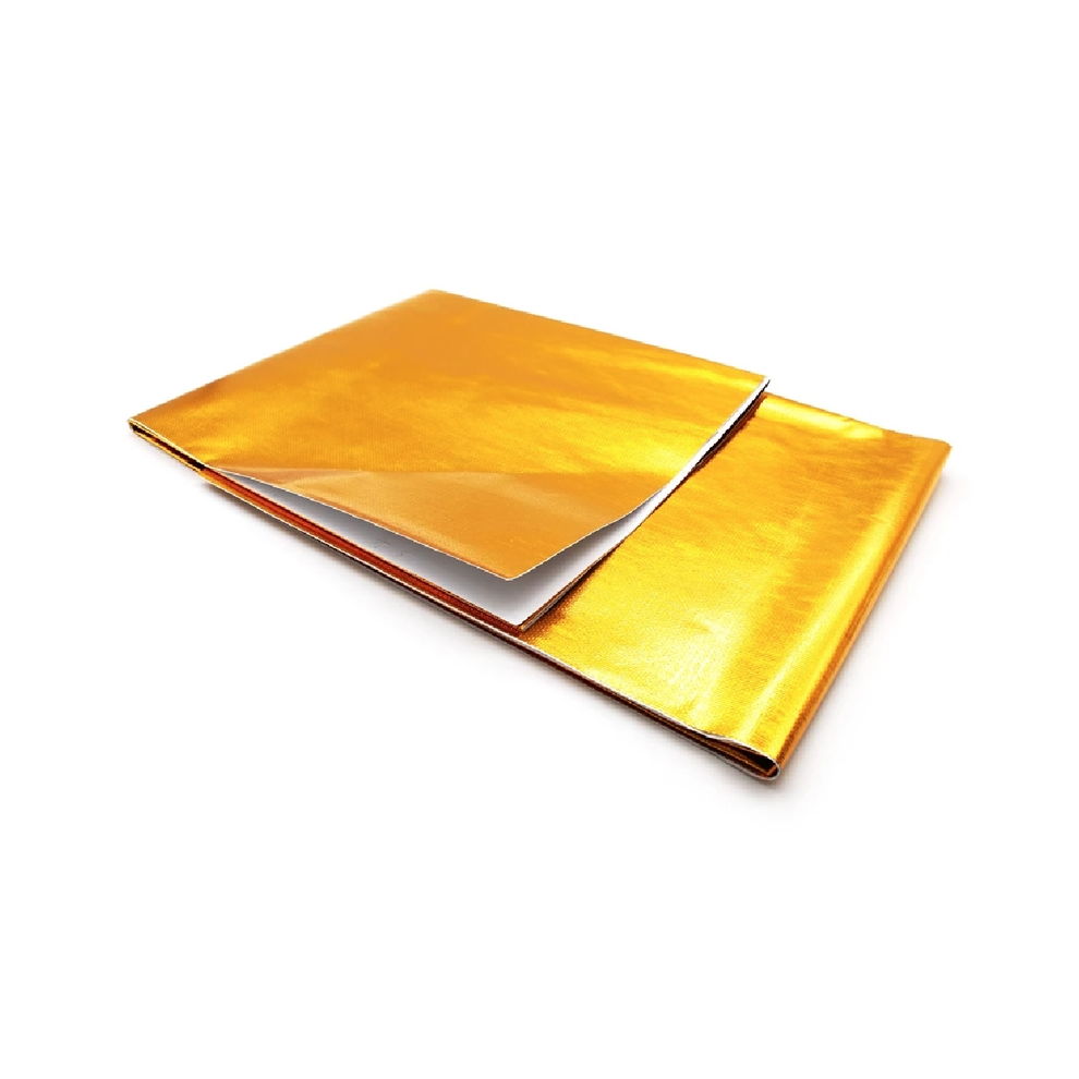 50X50cm 100X100cm Self Adhesive Reflective High Temperature Exhaust Gold 9042977856113