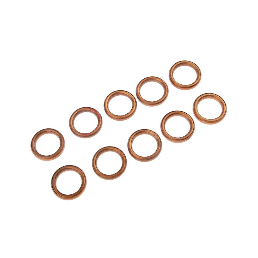 10X Brass Motorcycle Exhaust Pipe Gaskets For Gy6 50Cc 110Cc 150Cc Scooters 9042977796754