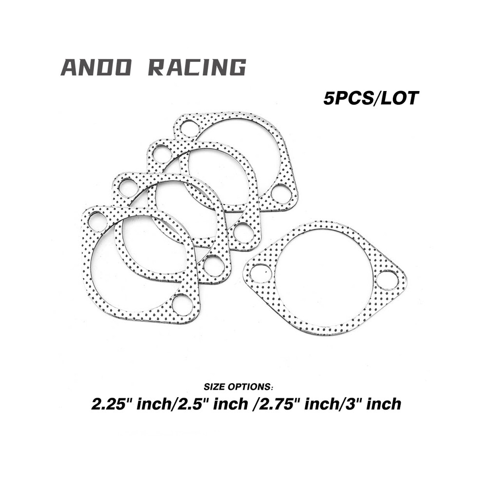 5Pcs/Lot Aluminum 2.75 Inch 71Mm Car Engine Exhaust Gasket Downpipe Flange 9042977797423