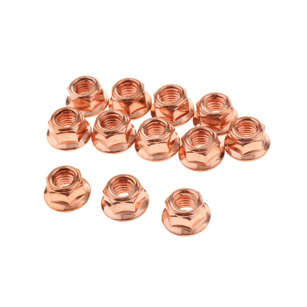 12X Genuine Turbo Exhaust Stud Nuts M8 A1201420072 For Bmw 3 Series E30 9042977797263