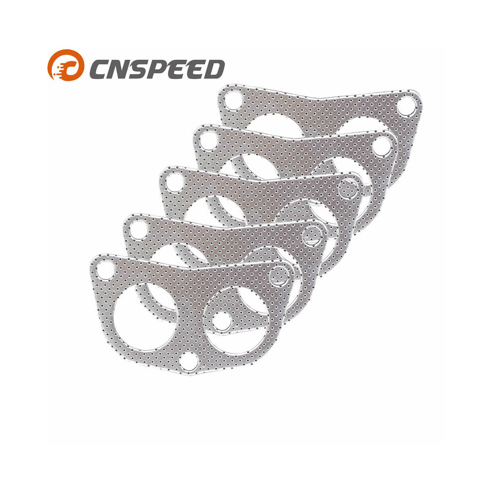 Cnspeed 5Pcs/Lot Racing Car Downpipe Flange Exhaust Gasket Exhaust Pipe 9042977798208