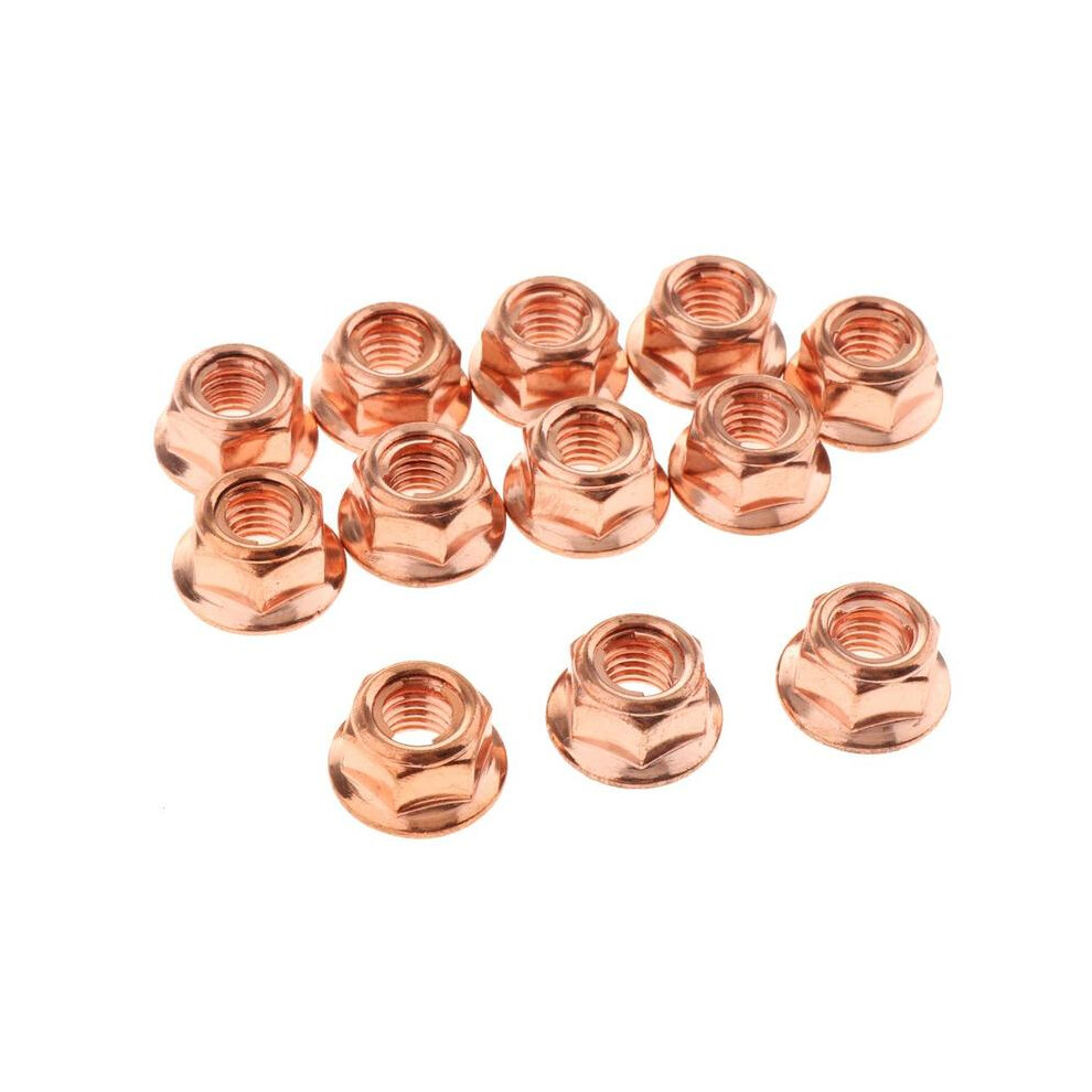 Suitable For Bmw 3 Series E30 Exhaust Pipe Hex Nut M8 Carbon Steel+Copper 9042977799601