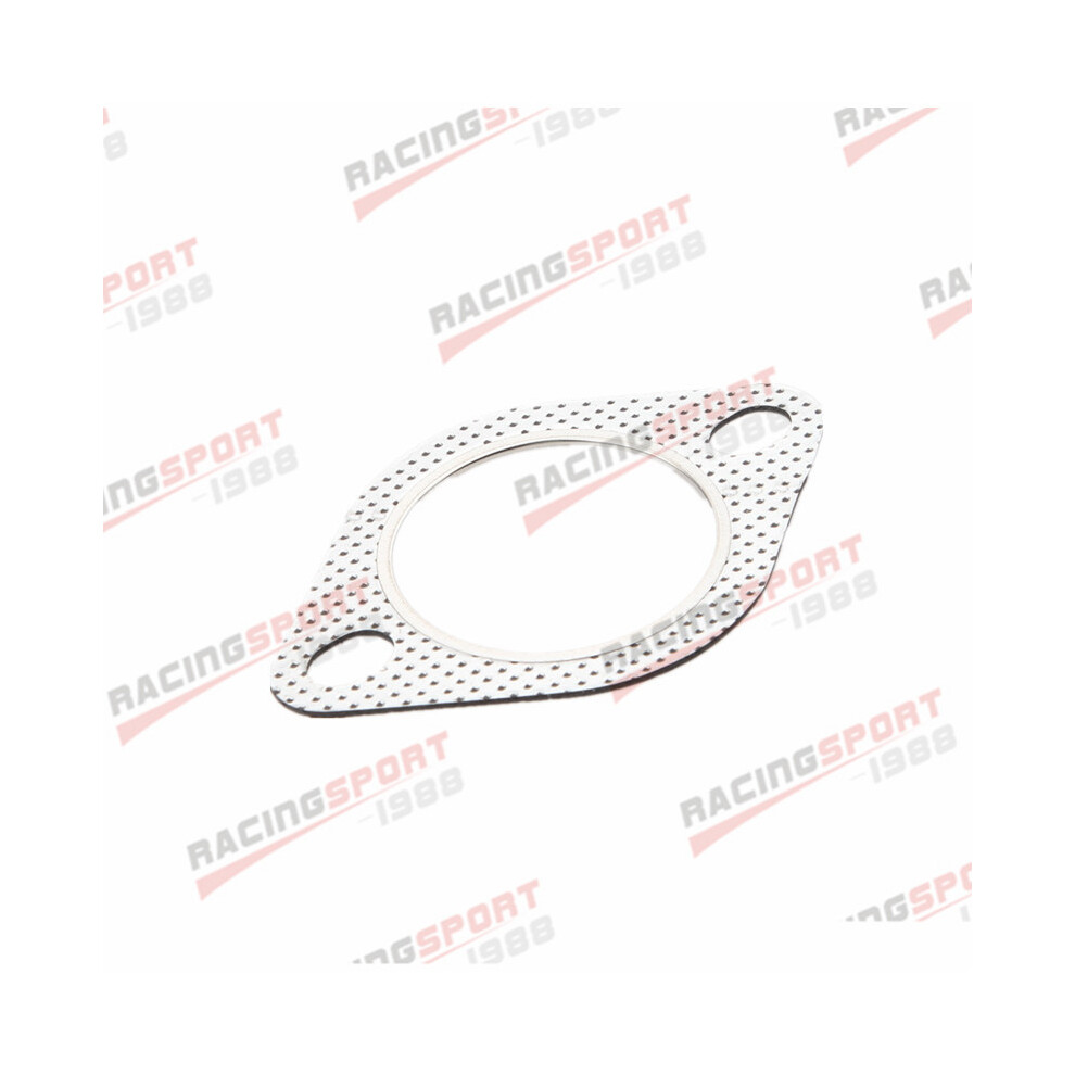 3.5" 2 Bolt High Temp Exhaust Gasket Turbo Manifold Header Dump Pipe Flange 9042977799748
