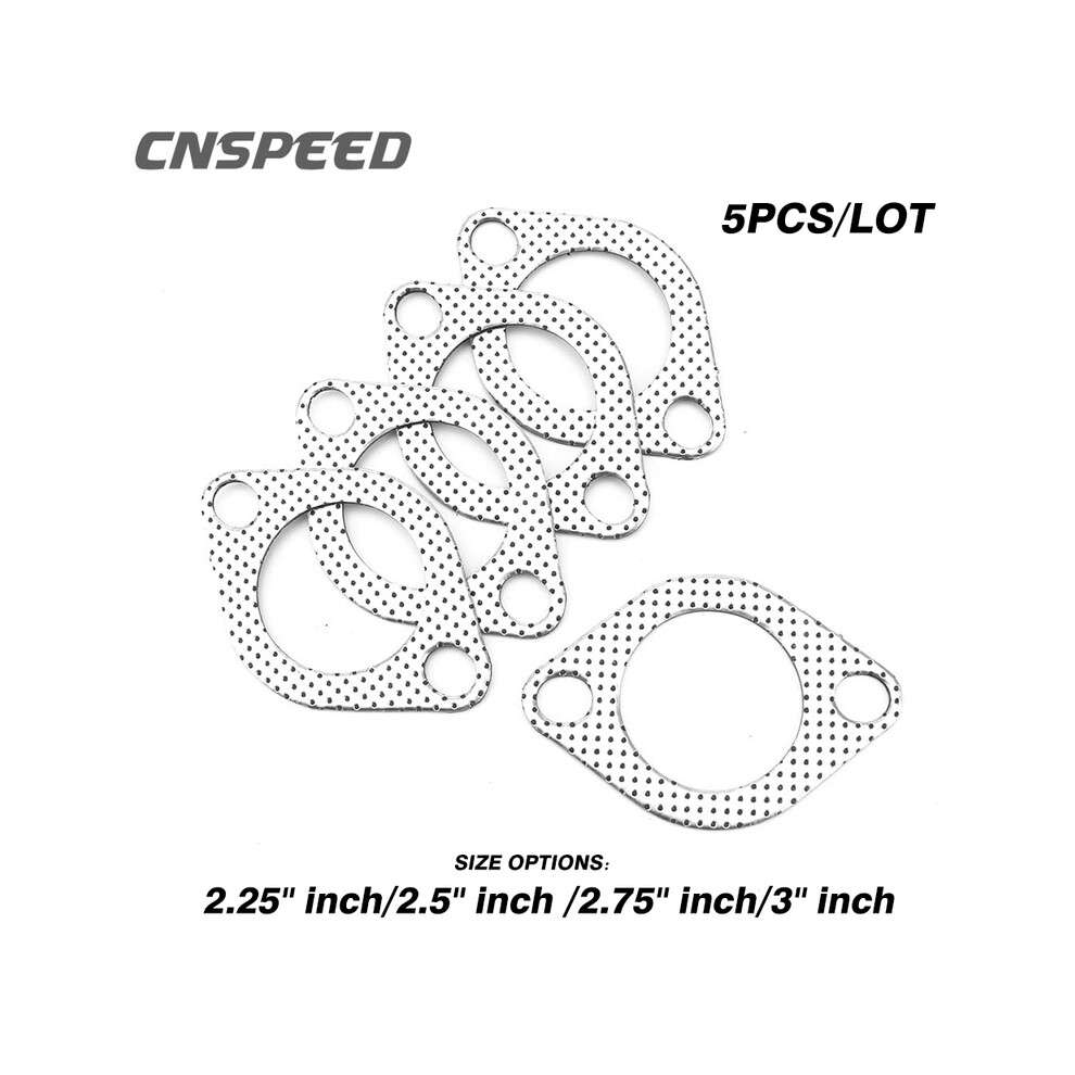 Cnspeed Aluminum 2.25 Inch 56Mm Car Engine Exhaust Gasket Downpipe Flange 9042977801229