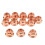 24X M8 Copper Flashed Exhaust Manifold 8mm Nut -High Temperature Nut for 3