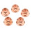 24X M8 Copper Flashed Exhaust Manifold 8mm Nut -High Temperature Nut for 5