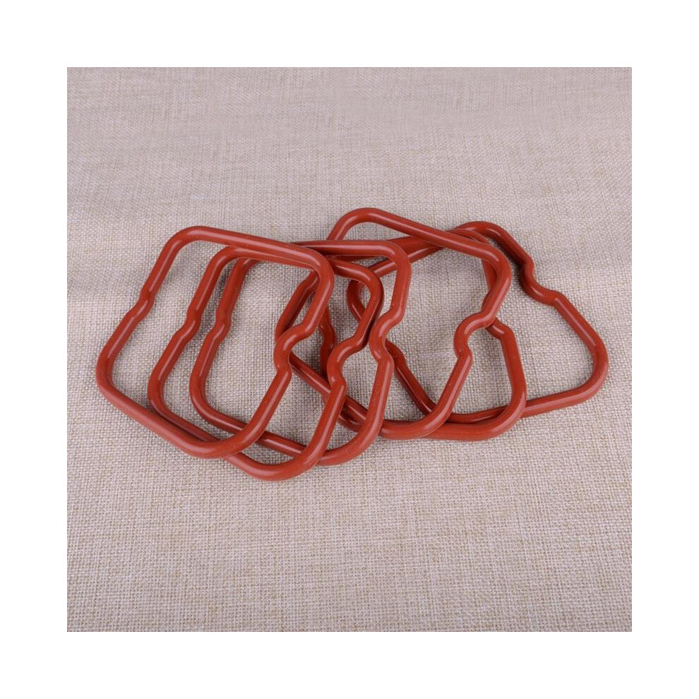 6pcs/Set Valve Cover Gasket Red Rubber Fit for Dodge Cummins 6B 6BT 5.9-image-OPC-PF2PMJM-NEW