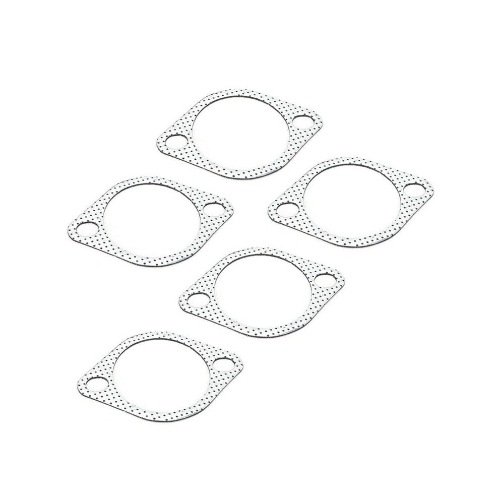 5Pcs 76Mm Car Exhaust Flange Gasket Flange Gasket 2 Bolts 2.5 Inch Aluminum 9042977803193