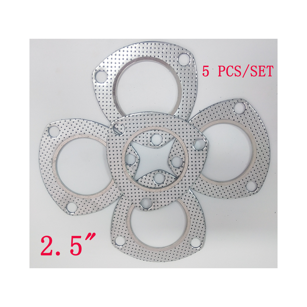 Exhaust Downpipe Flange 3-Bolt 2.5" 64Mm Car Engine Exhaust Gasket/ Universal 9042977806088