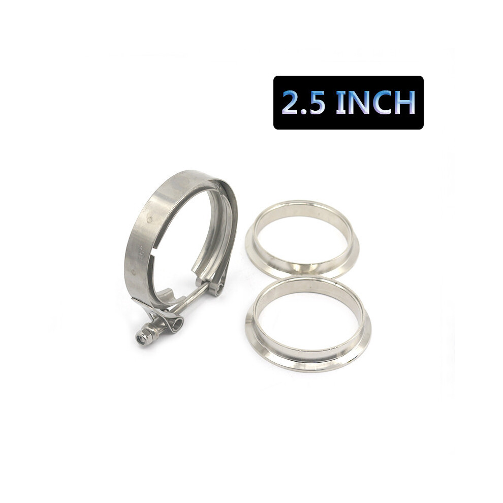 Universal Upgraded 2.5" Auto Parts V-Band Clamp Kit For Turbo Exhaust 9042977808167