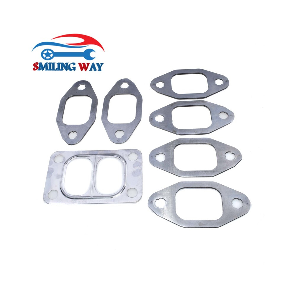 Mls Turbo Exhaust Manifold & Inlet Flange Gasket 12V For Dodge Ram Diesel 9042977808105