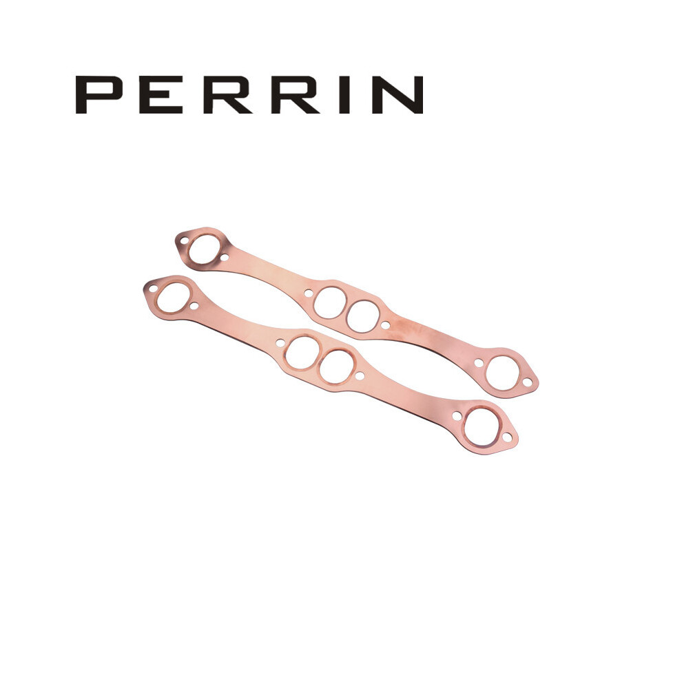 Oval Port Copper Header Exhaust Gaskets For Chevy Sb 327 305 350 383 Reusable 9042977809010