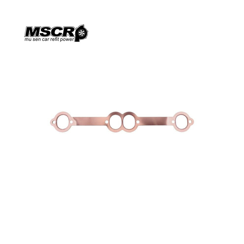 Oval Port 1.8" X 1.5" Copper Header Exhaust Gaskets Chevy Sb 350 Reusable 9042977809669