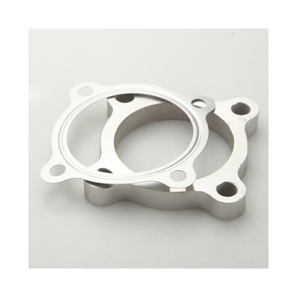 2.5'' 4 Bolt Turbo Discharge Downpipe Exhaust Flange+Gasket For T3 50Ar 9042977809898