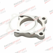 2.5" 4 Bolt SS304 Turbo Exhaust Downpipe Flange + Gasket T3 50AR T3/T4