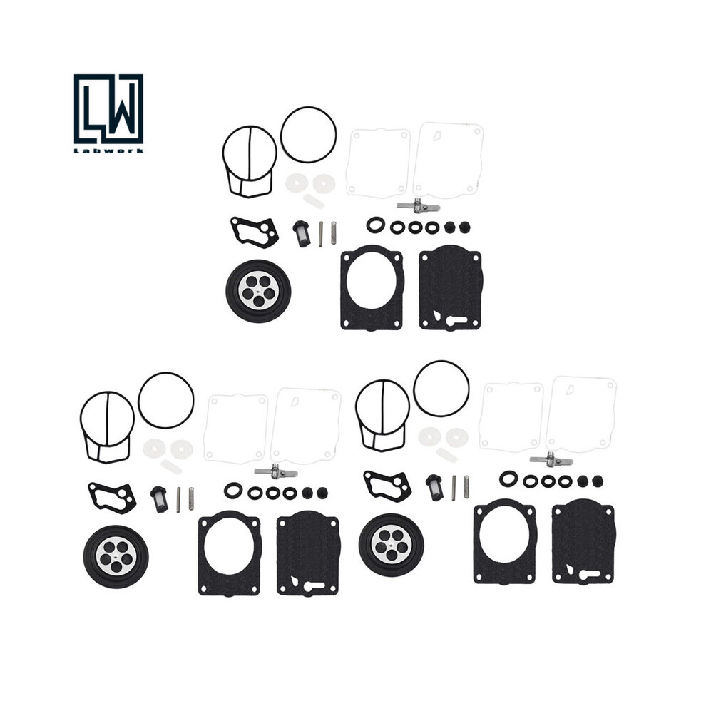 Triple Carb Rebuild Kit For Yamaha Xl Xlt 1200 Gp1200r Gpr1200 Xl1200 9042977850937