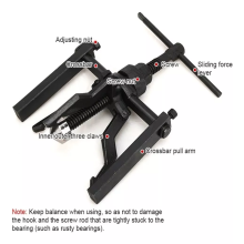 5PCS 3-jaw Inner Bearing Puller Gear Extractor Carbon Steel Heavy Duty