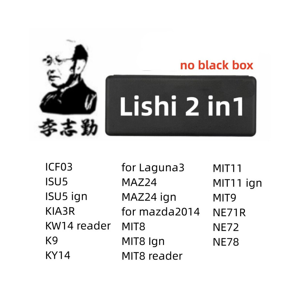 No Box Lishi 2 In 1 Icf03 Isu5 Kia3r Kw14 K9 Ky14 Laguna3 Maz24 Mazda2014 9042977857462