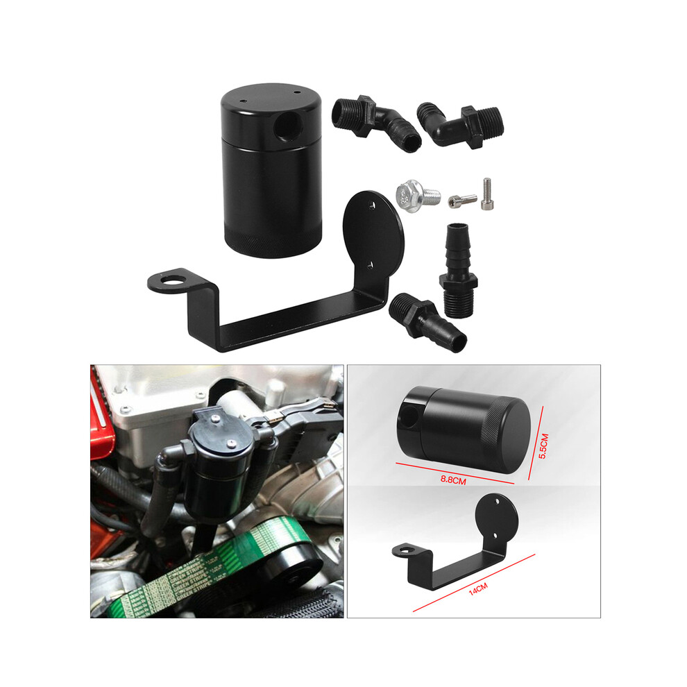 Jlt Oil Separator 3060P-B, Performance Catch Can Fit for Charger Hellcat-image-OPC-PF2PPBM-NEW