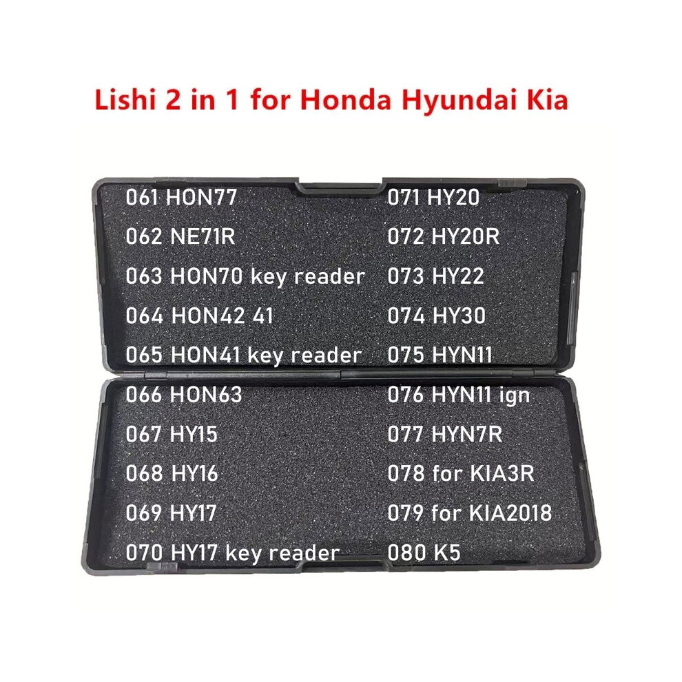 061-080 Lishi 2 In 1 Hon77 Ne71r Hon70 Hon41 Hon63 Hy15 Hy16 Hy17 Hy20 9042977858629
