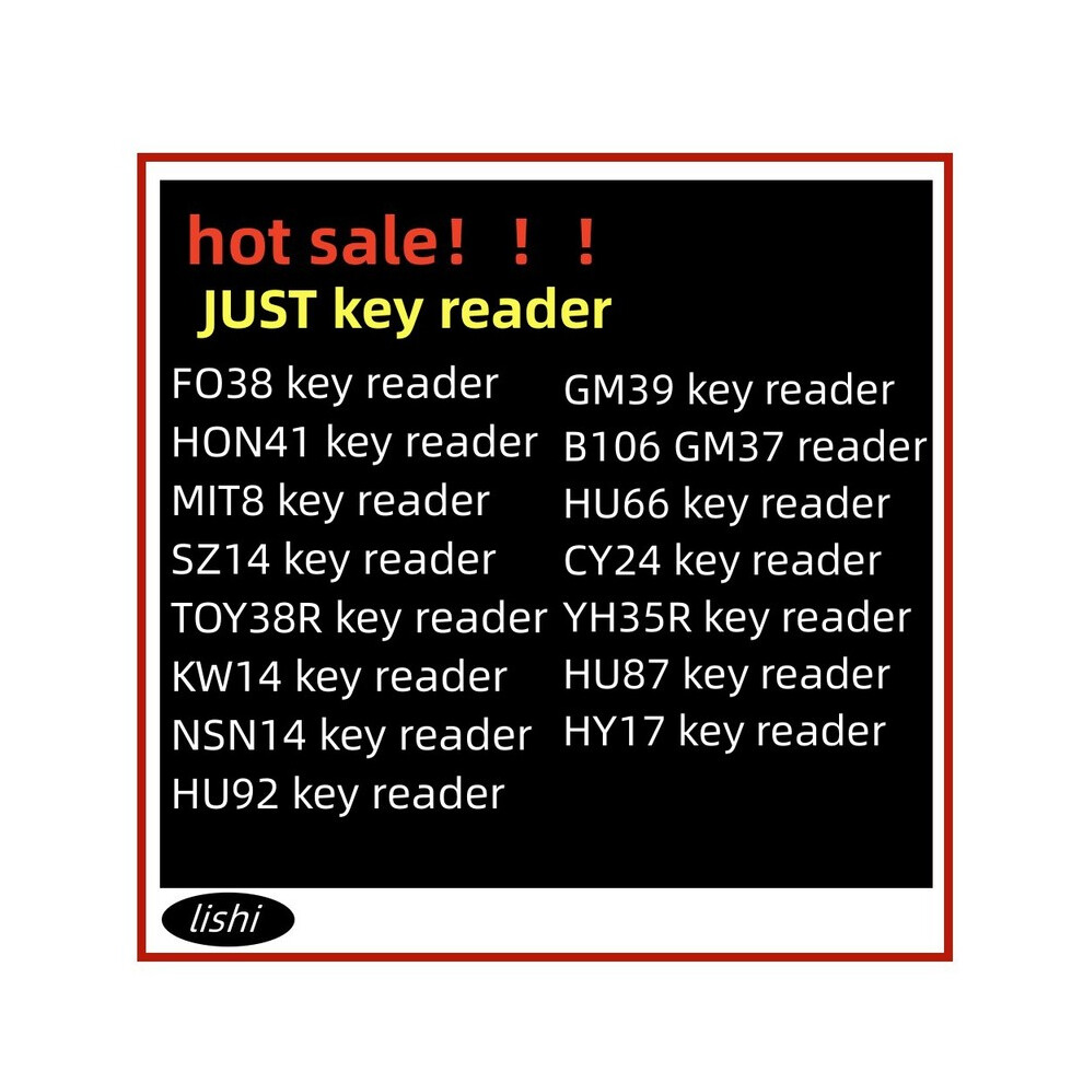 Lishi 2 In 1 Tool Hu66 Hu92 Hu87 Nsn14 Toy38r Cy24 B106 Gm37 Gm39 Yh35r 9042977858711
