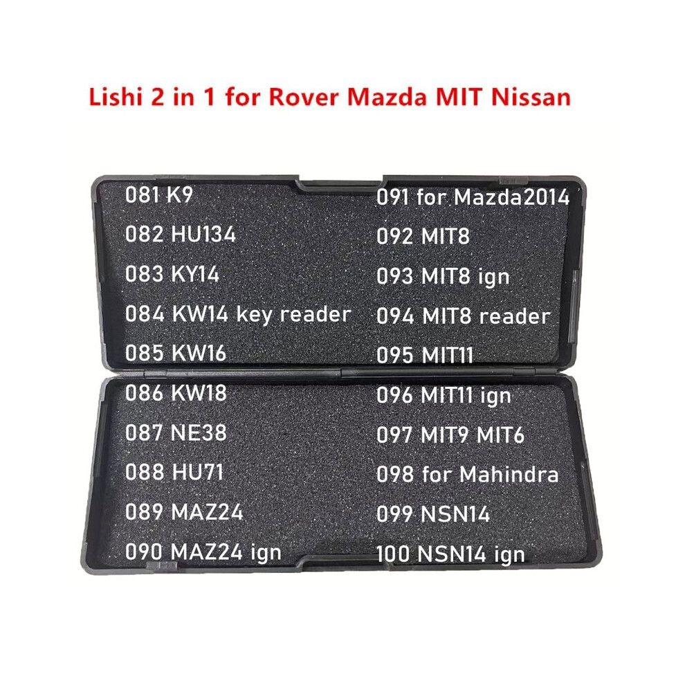 081-100 Lishi 2 In 1 2In1 K9 Hu134 Ky14 Kw14 Kw16 Kw18 Ne38 Hu71 Maz24 9042977859404