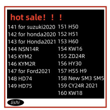 141-160 Lishi 2 In 1 Tool NSN14R KYM2 HD74 HD75 H50 H51 H60 KW16 KW18