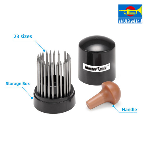 Hobby model building tools Miniature rivet punch maker 0.25-1.35mm 23 1
