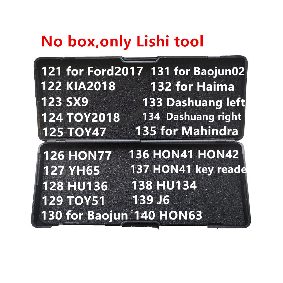 121-140 No Box Lishi 2 In 1 2In1 Tool Kia2018 Sx9 Toy2018 Toy47 Hon77 9042977859886