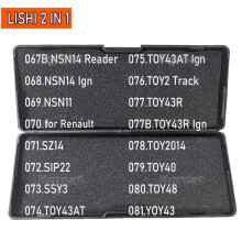 067-086 Lishi 2 in 1 NSN14 NSN11 SZ14 SIP22 SSY3 TOY43AT TOY2 TOY43R TOY2014