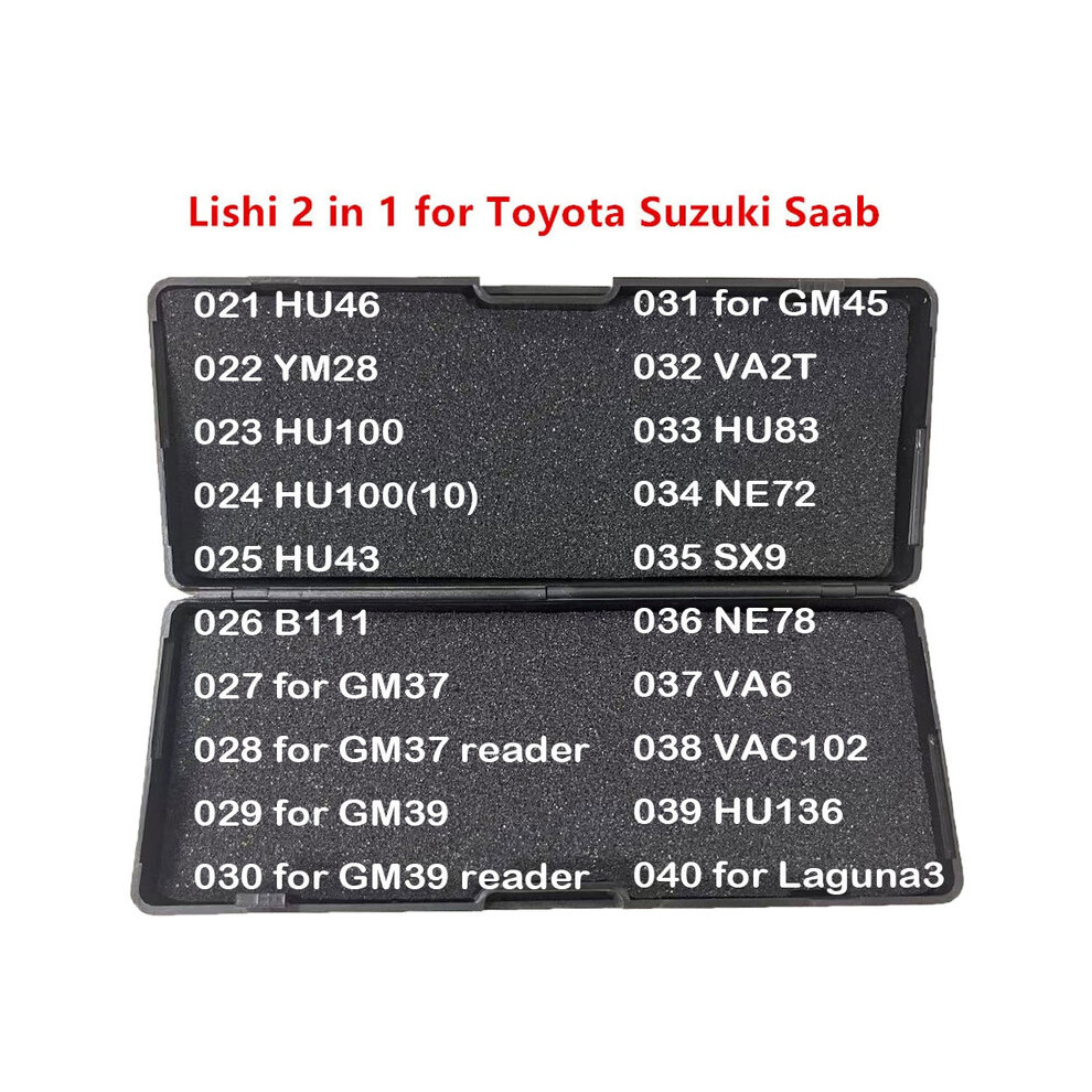 021-040 Lishi 2 In 1 Hu46 Ym28 Hu100 Hu43 B111 For Laguna3 Gm37 Gm39 Gm45 9042977863364