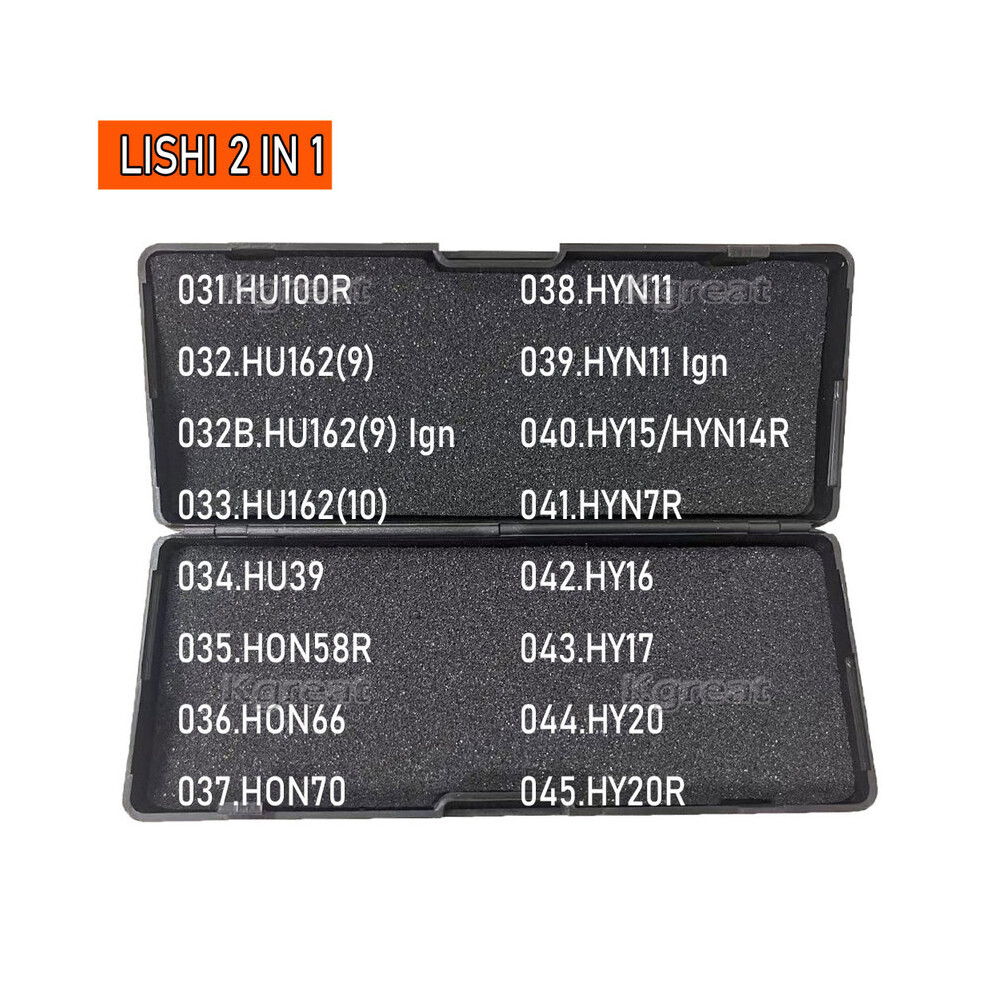 031-048 Lishi 2 In1 Hu100r Hu162t(9) Hu162t(10) Hu39 Hon58r Hon66 Hon70 9042977863388