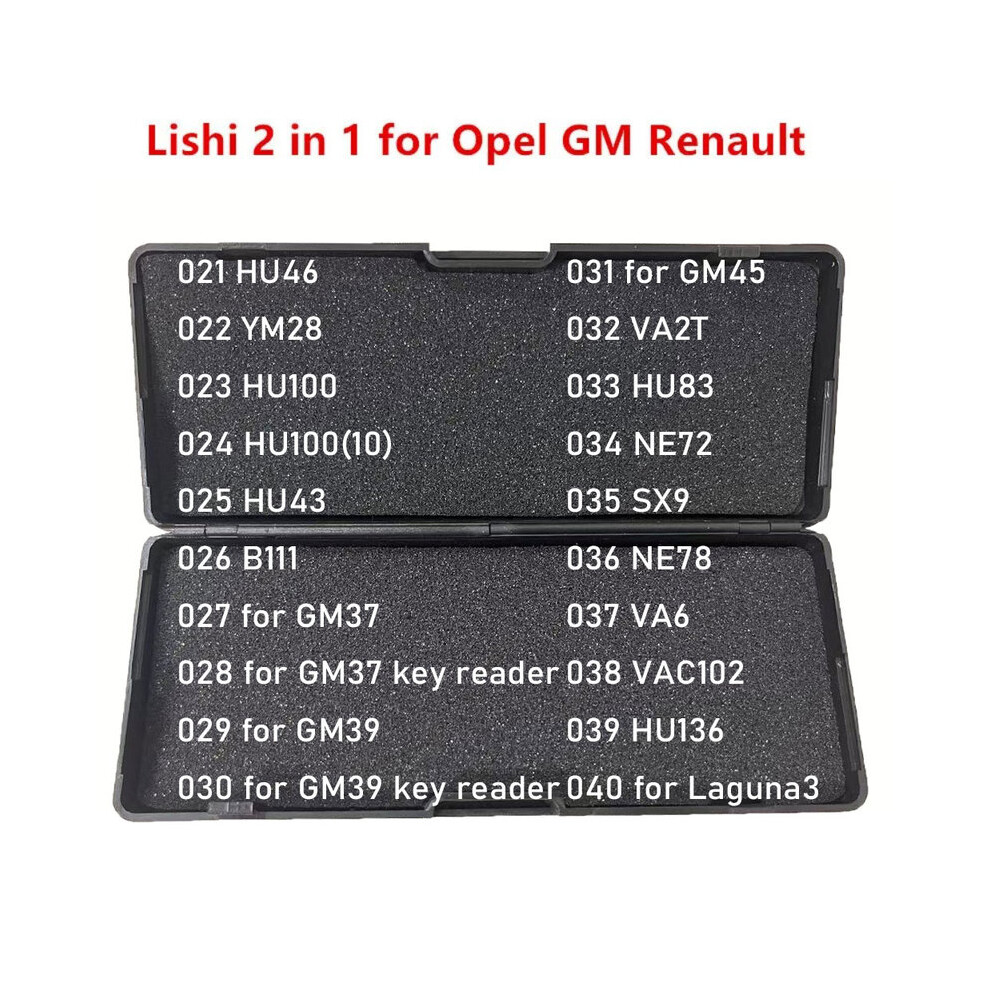021-040 Lishi 2 In 1 Hu46 Ym28 Hu100 Hu43 B111 Va2t Hu83 Ne72 Sx9 Ne78 9042977863357