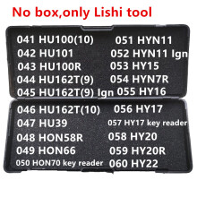 041-060 No Box Lishi 2 In 1 Tool HU100(10) HU101 HU100R HU162T(9) HU39