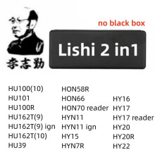 No Box Lishi 2 In 1 Tool HU100(10) HU101 HU100R HU162T(9) HU39 HON58R
