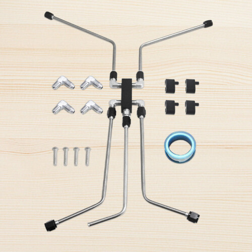 Coolant Crossover Vapour Exhaust Kit Rustproof Anodized Coolant Crossover 1