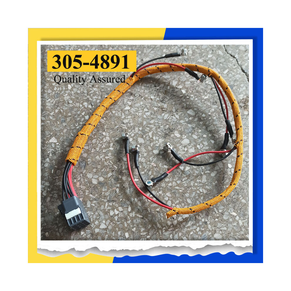 305-4891 3054891 Injector Wiring Harness For Caterpillar Excavator Cat 9042977864828