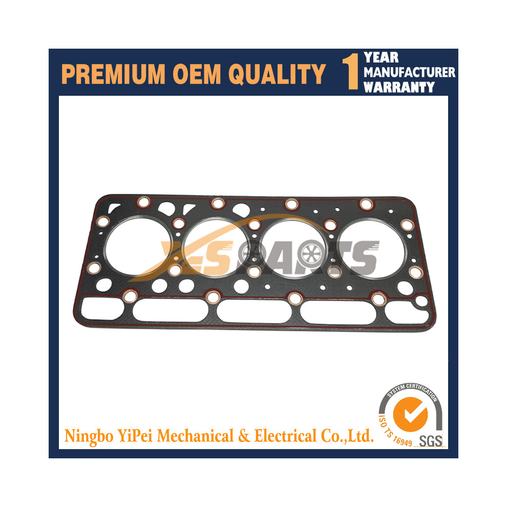 New V1512 Cylinder Head Gasket Kit For Kubota Engine (Graphite) 9042977867379