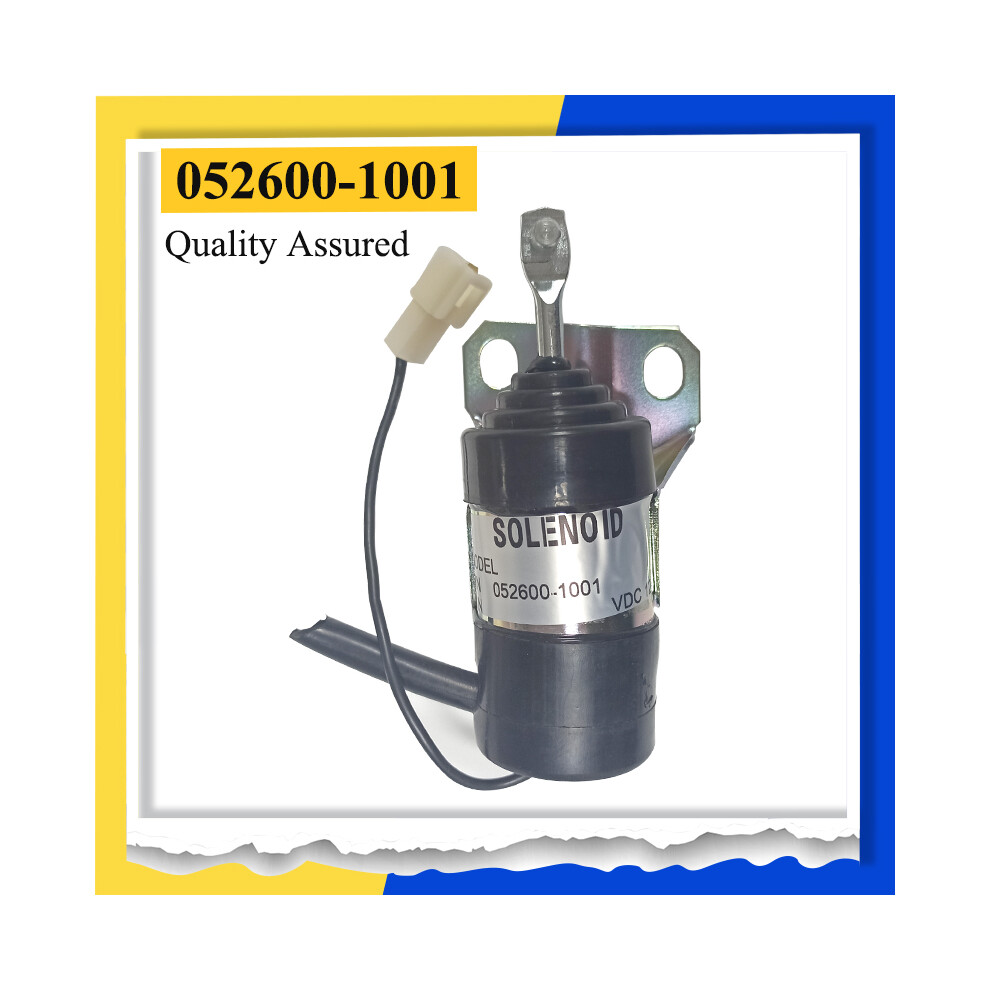 High Quality 052600-1001 12V Fuel Shutoff Stop Solenoid For Kubota Denso 9042977867737