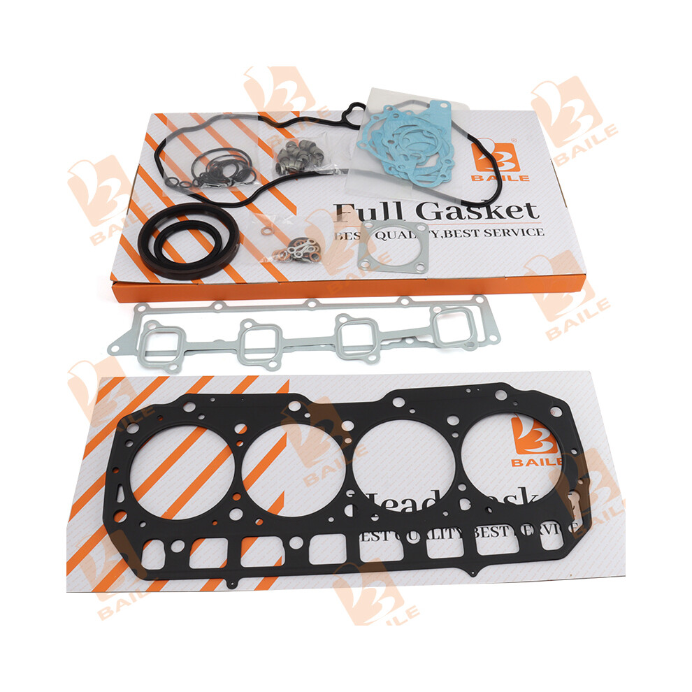 4Tnv98 Full Gasket Set Kit For Yanmar 4Tnv98t Engine 16V With Cylinder 9042977869342