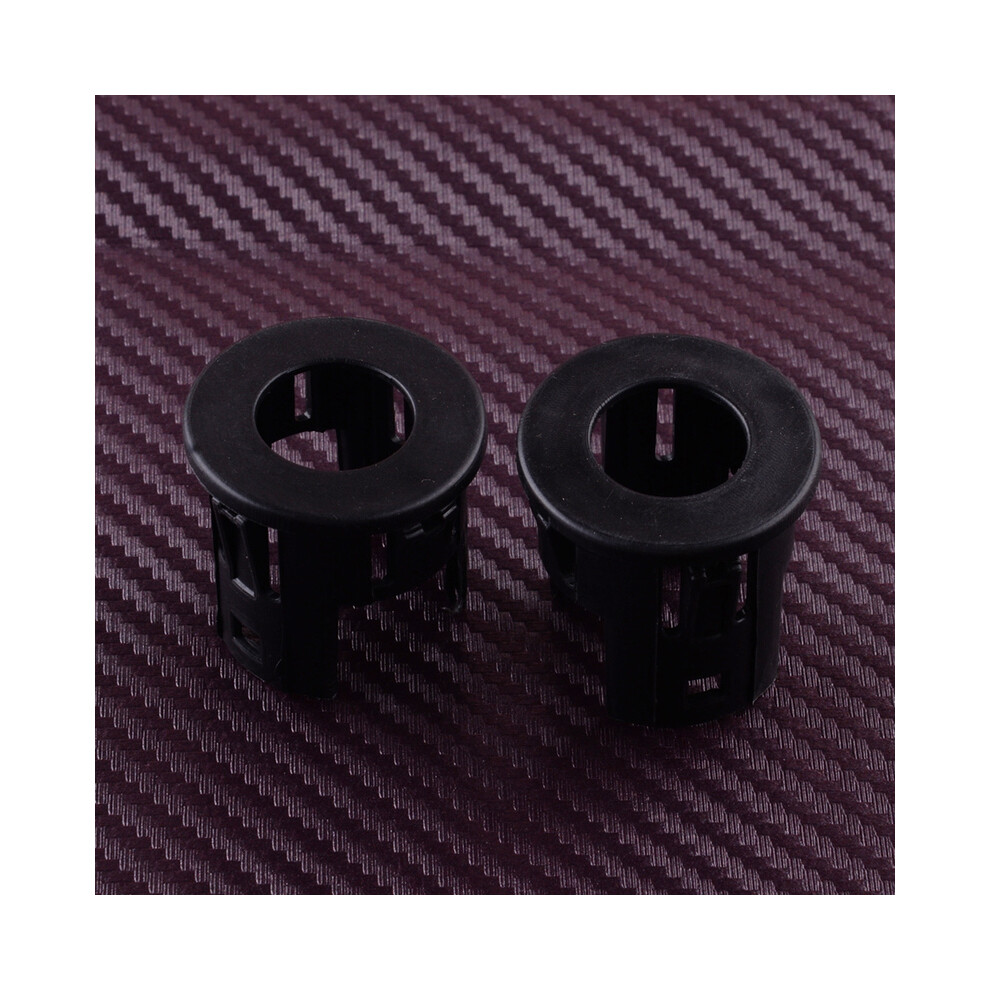 2Pcs Parking Aid Assist Sensor Bracket Bezel Retainer Plastic Fit Black 9042977815738