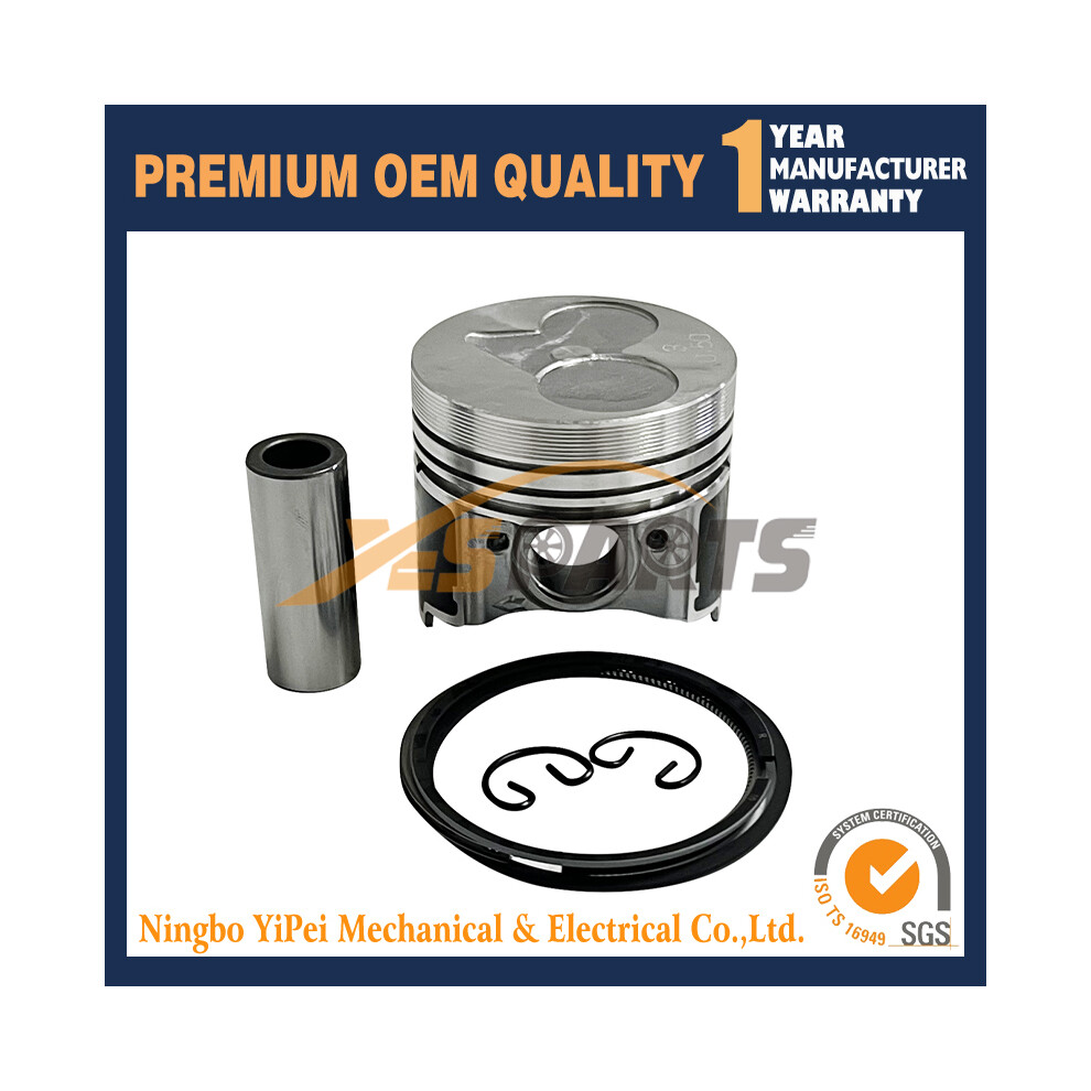 D722 Engine Piston + Rings Kit Set Std For Kubota 9042977870669