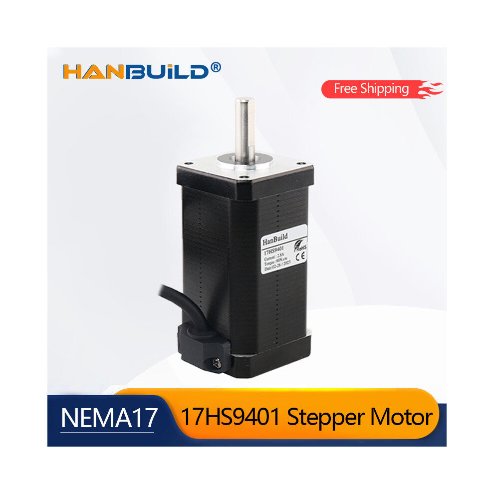 1Pcs Nema17 Stepper Motor 80Mm 2.8A 90N.cm 17Hs9401 4 Wire 1.8 Degree 9042977829179